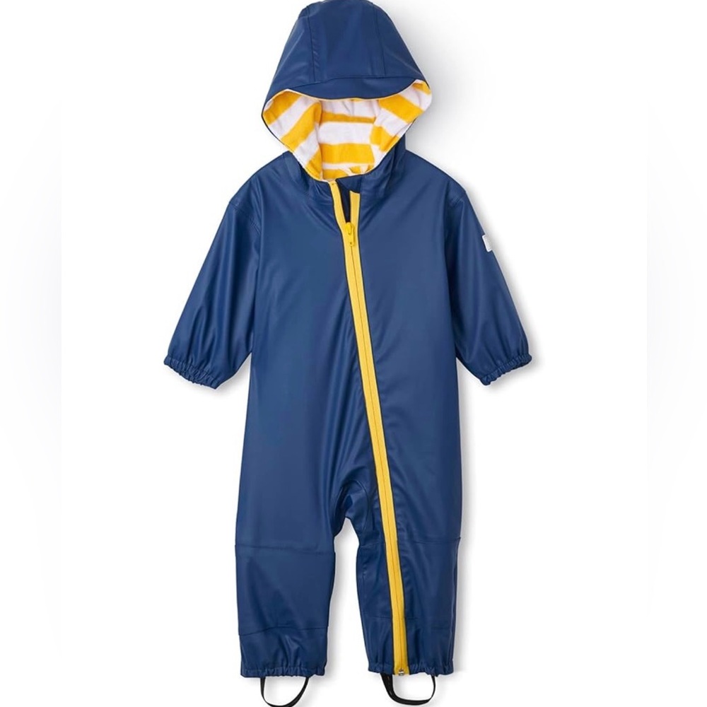 Hatley Navy Terry Lined One Piece. NWOT